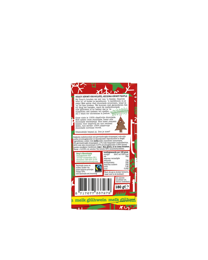 Tony’s Chocolonely Christmas Bar