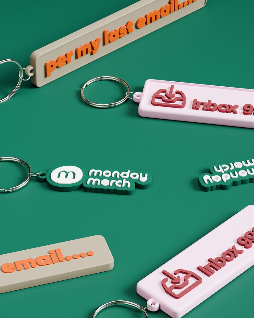 Soft Rubber Keychain