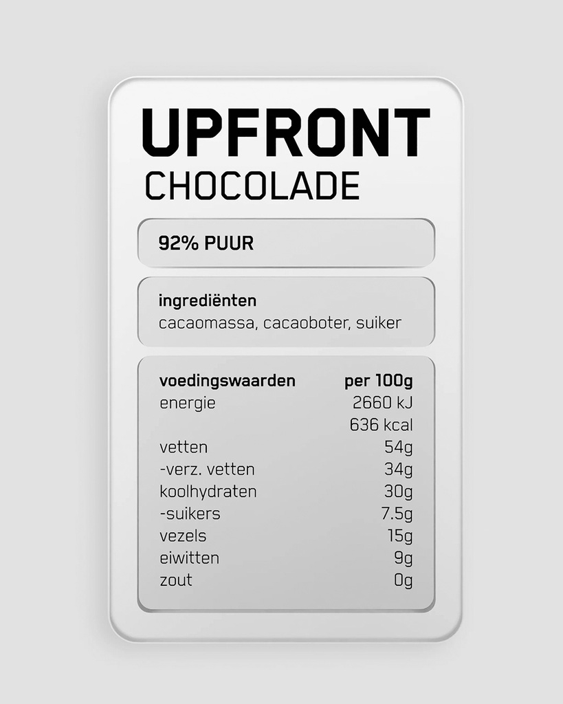 Upfront Chocolate Bar