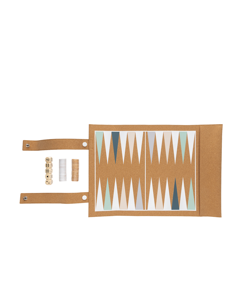 Backgammon and Checkers Foldable Game
