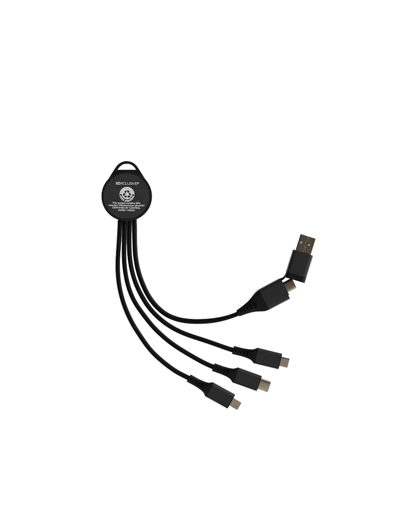 Recycled Aluminium 6-in-1 Charging Cable