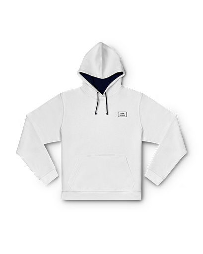White / Navy Blue