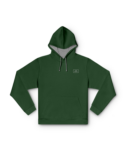 Bottle Green / Marl Grey