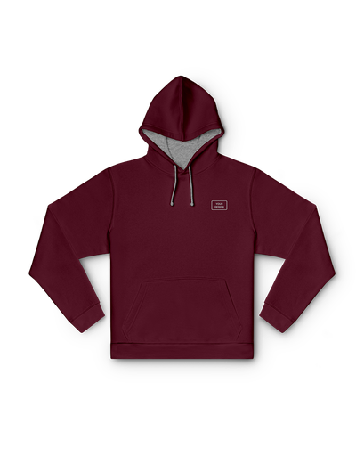 Maroon / Marl Grey