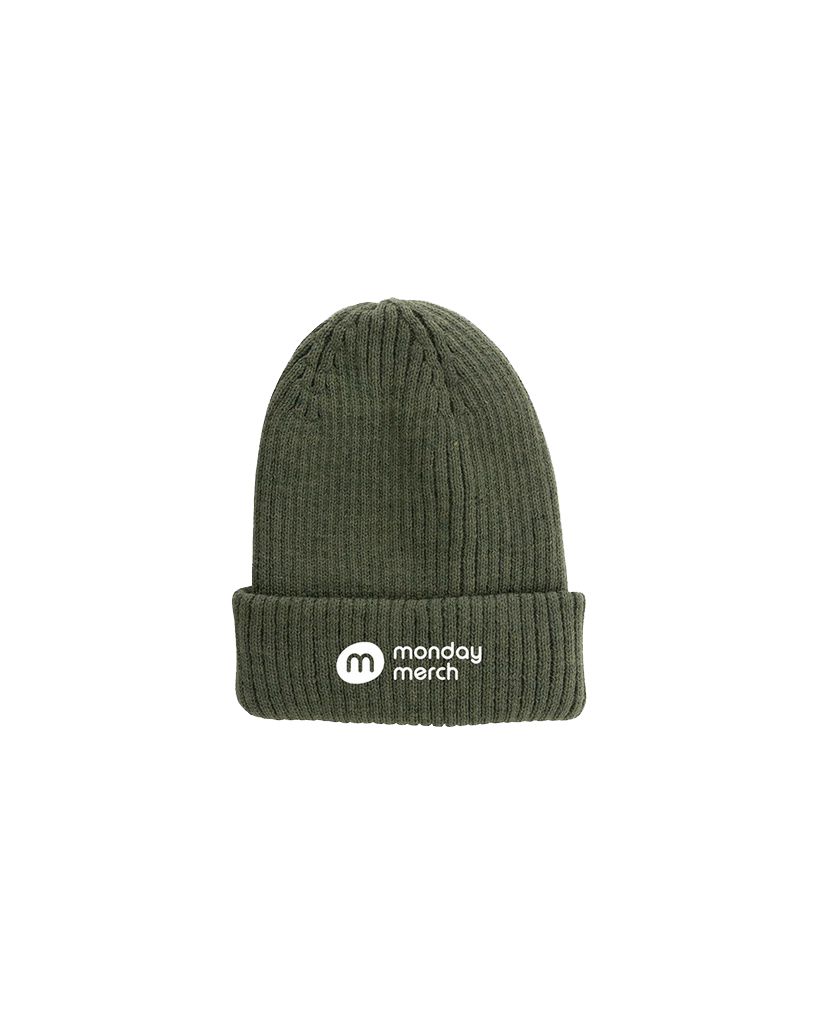 Double Knitted Rib Beanie