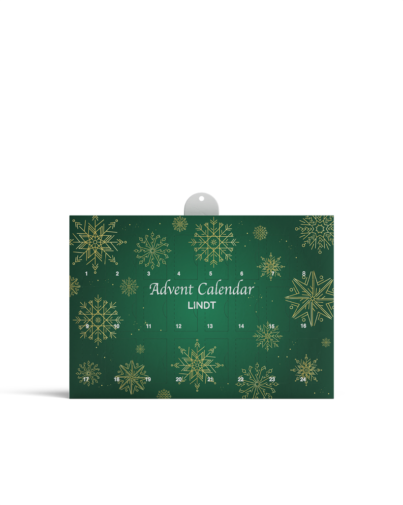 Premium Gift Advent Calendar with Lindt Hello Mini Stick Mix