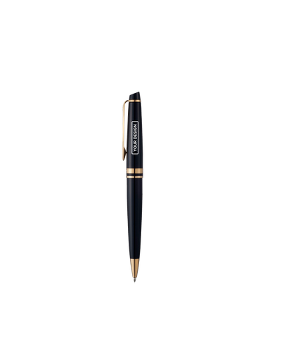 Solid black / Gold