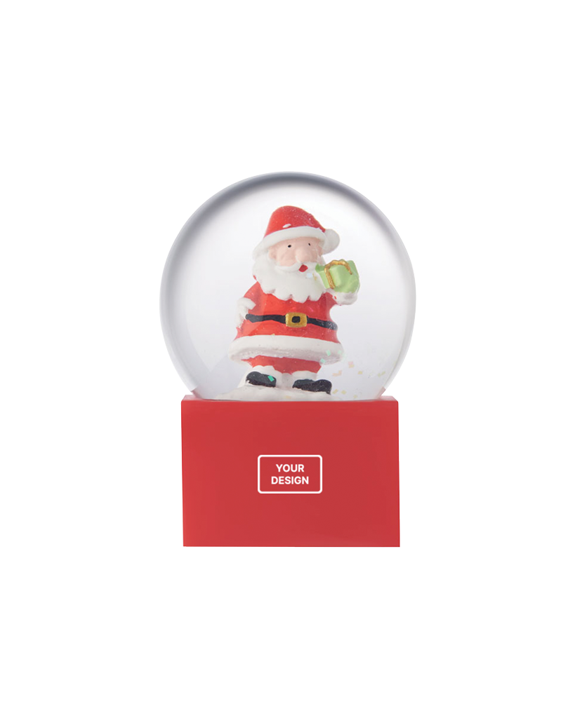 Weihnachtsglas-Schneekugel