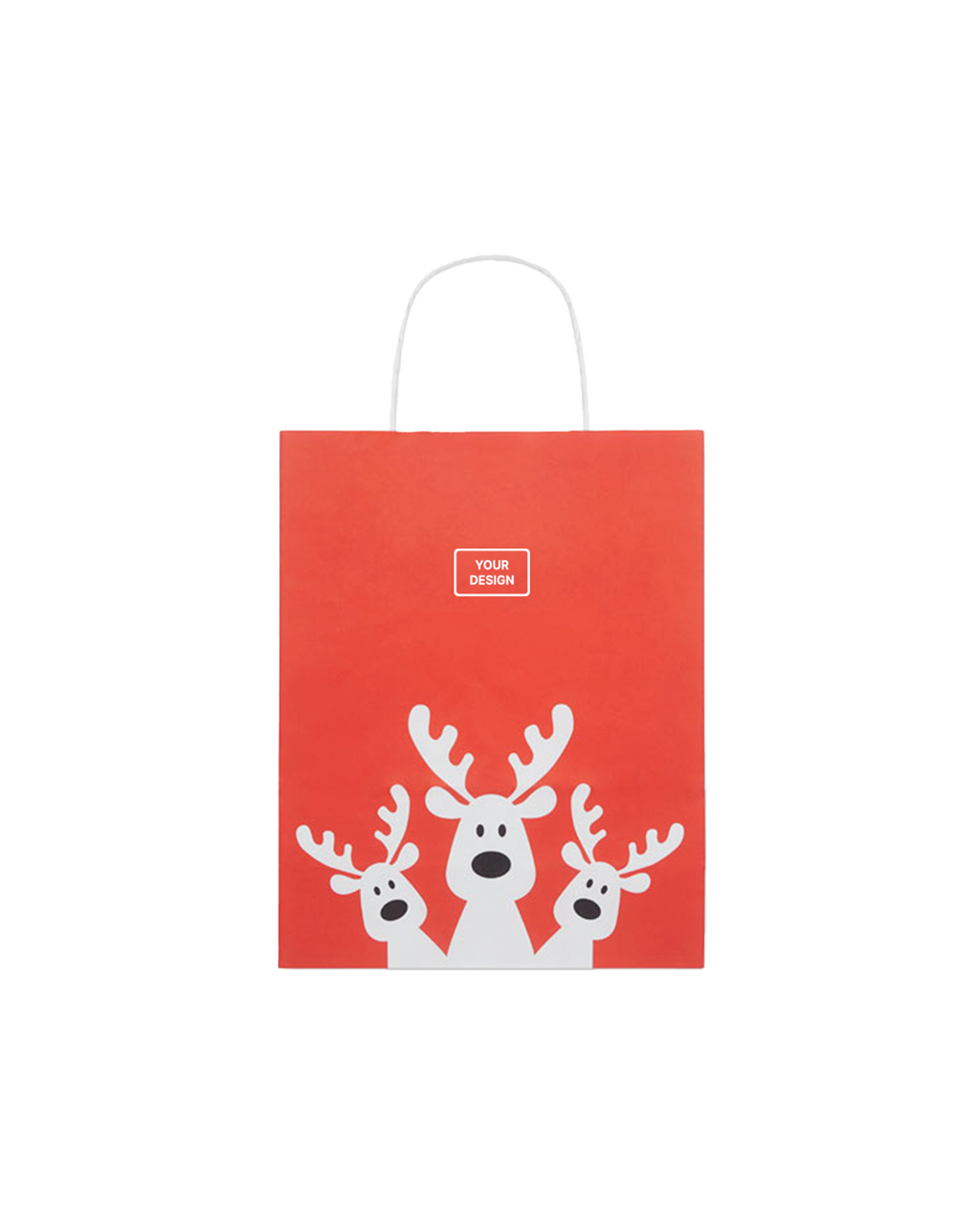 Small Reindeer Paper Bag