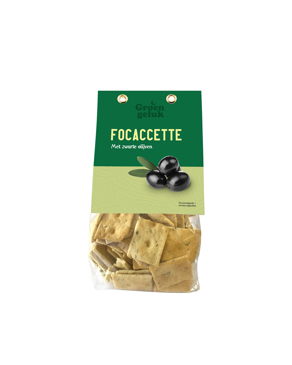Focaccia con aceitunas negras