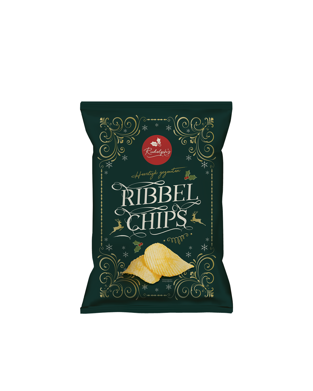 Geribbelde chips