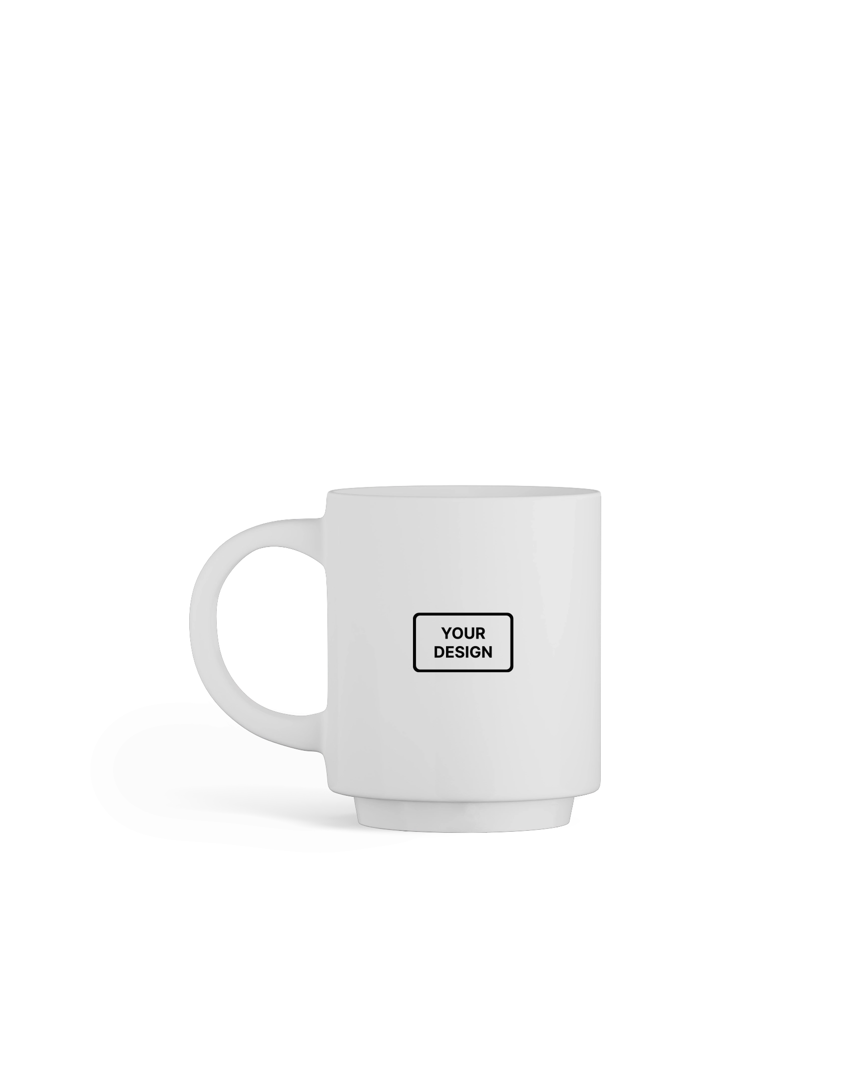 Ceramic Stackable Mug - White | Monday Merch