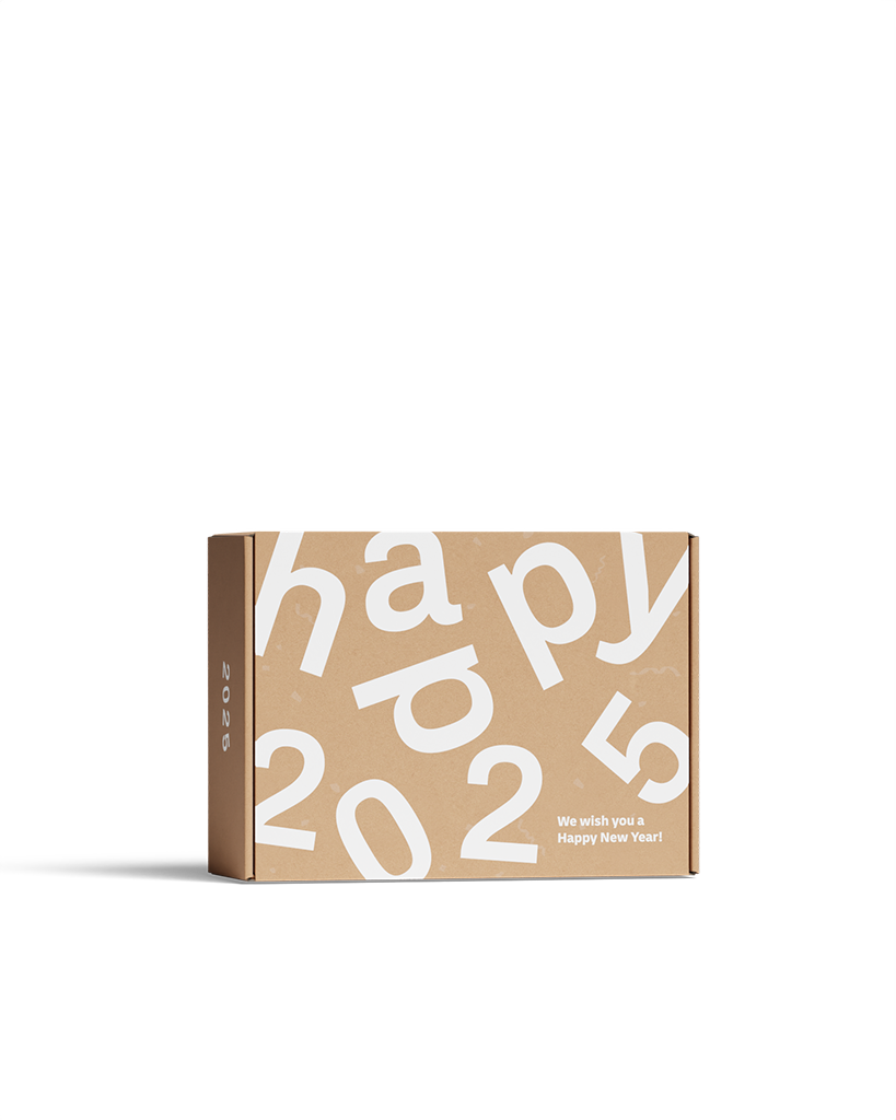 Kraft Box/White Print