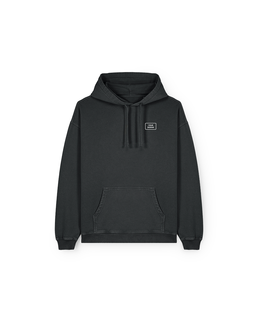 Garment Dyed Black Rock