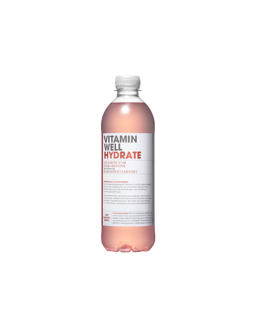 Vitamin Well Hydrate Rhubarb & Strawberry S.PET 50cl