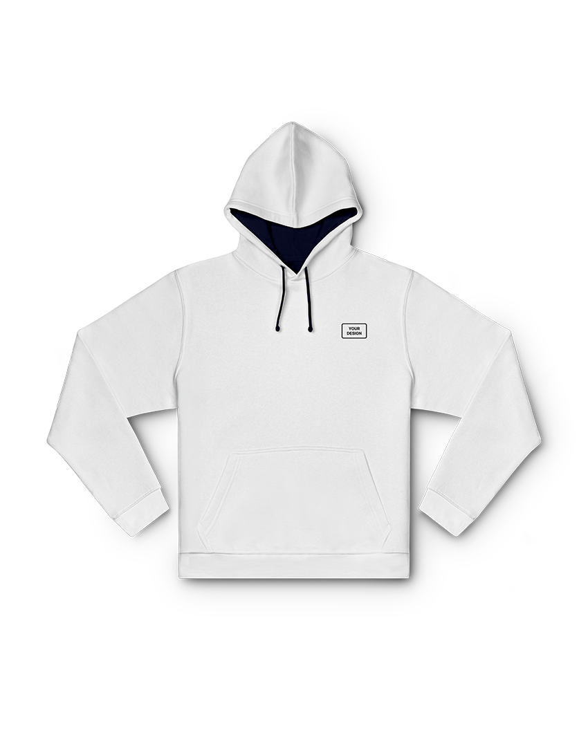 White / Navy Blue