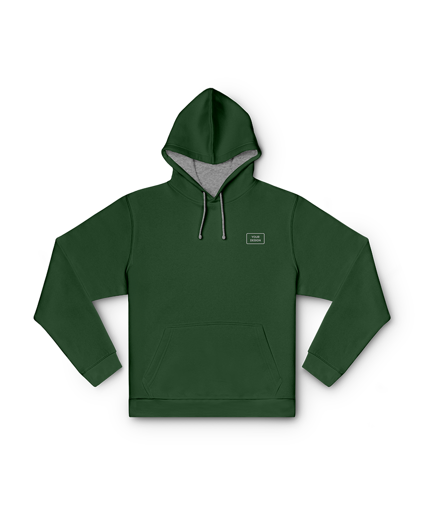 Bottle Green / Marl Grey