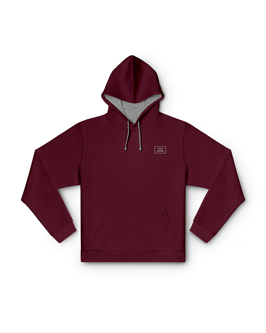 Maroon / Marl Grey