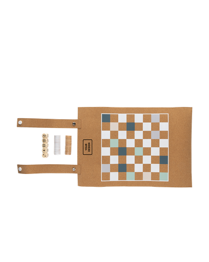 Backgammon and Checkers Foldable Game