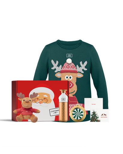 Weihnachtsgeschenkpaket mit allem, was man braucht