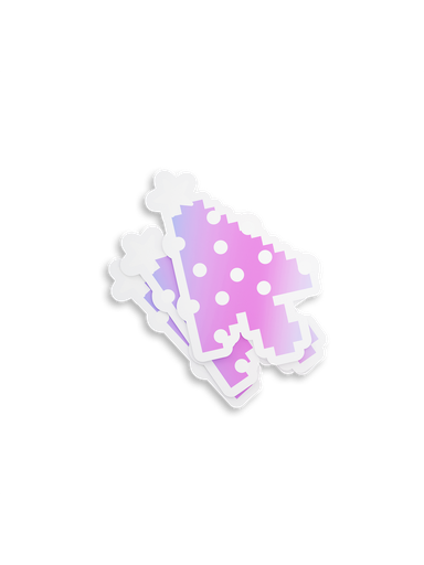 Holographic Stickers - Christmas