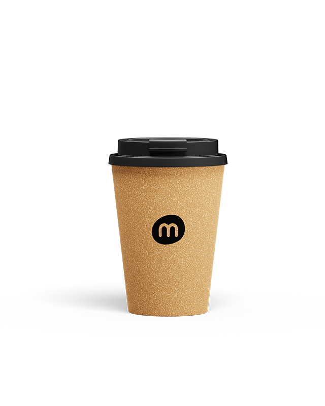 Koffiekop van Kurk en Mais