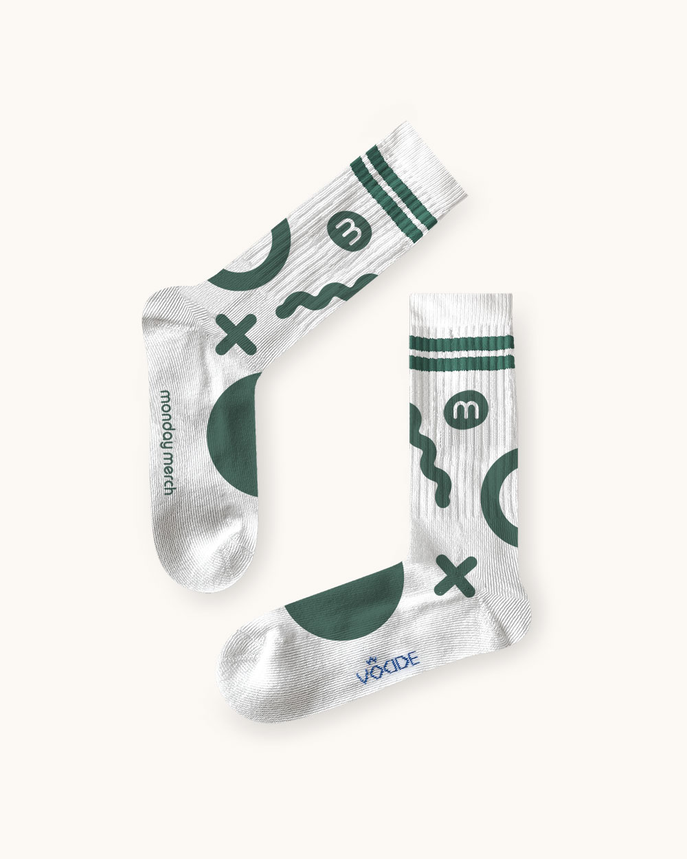 Custom Recycled Cotton Sports Socks