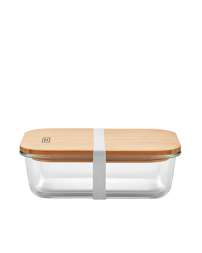 Glass Bamboo Lunchbox 