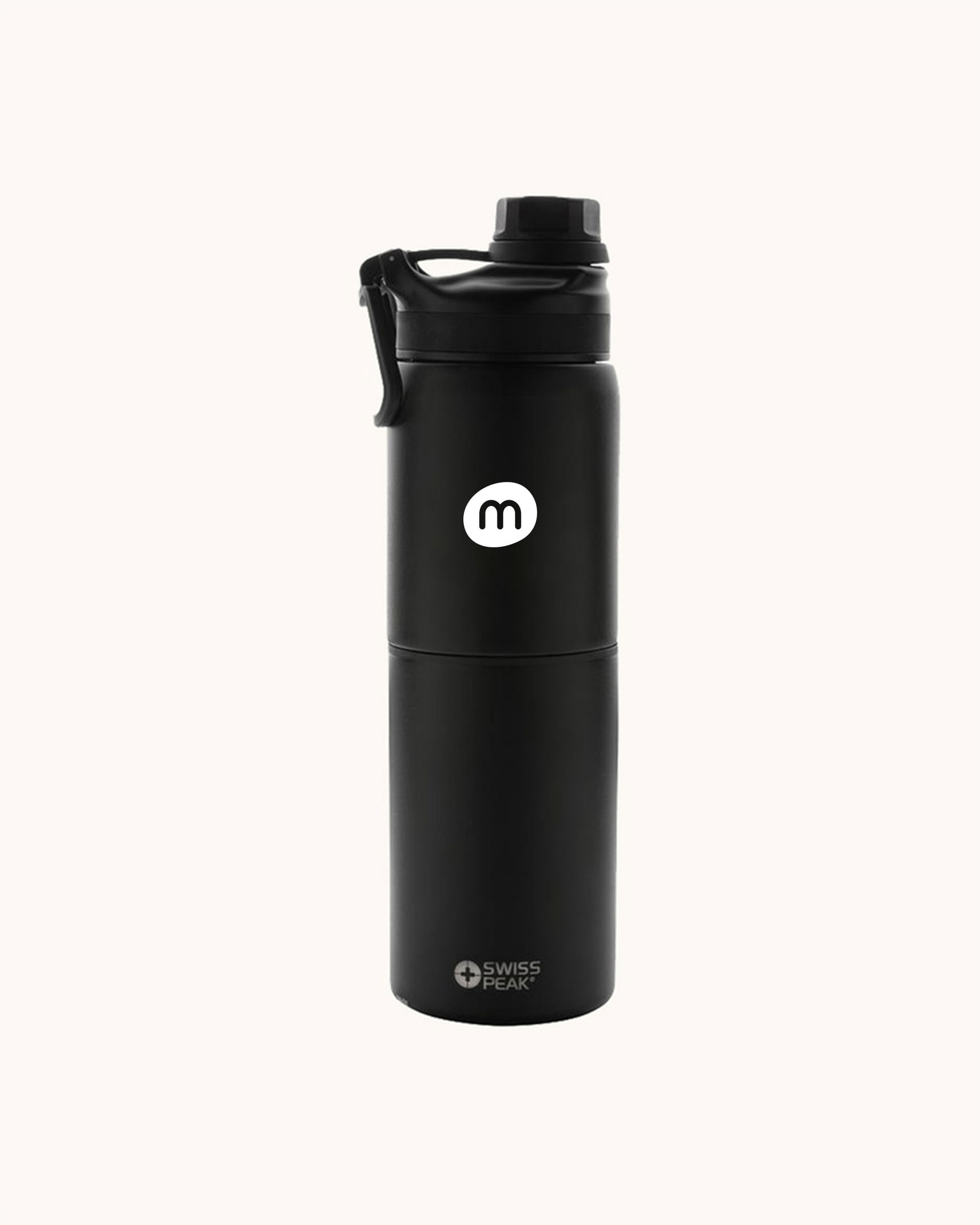 Stainless Steel 2-in-1 Bottle with Handle Swiss Peak