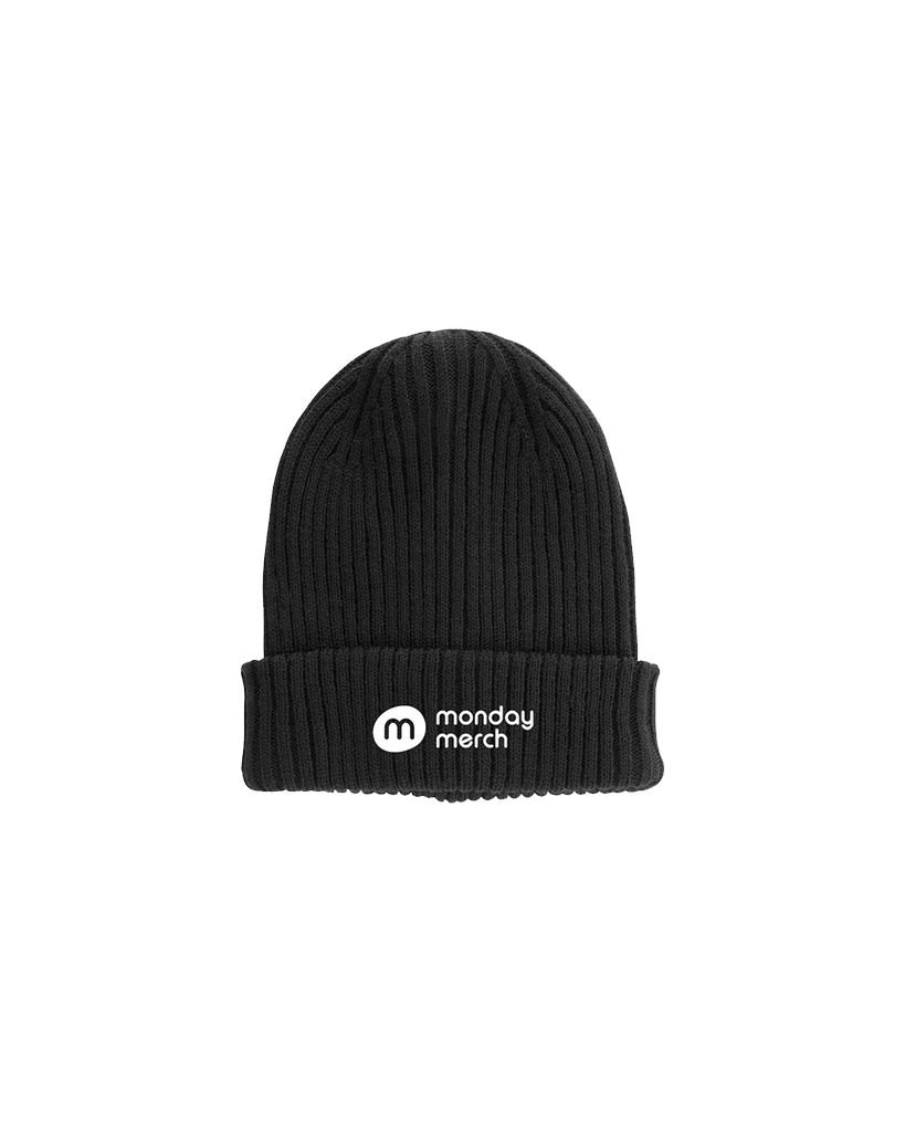 Double Knitted Rib Beanie